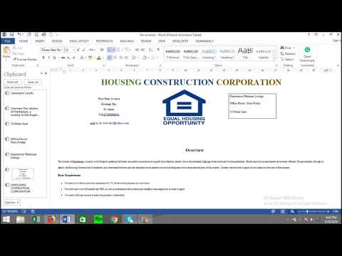 How to create a Web page Using Microsoft Word