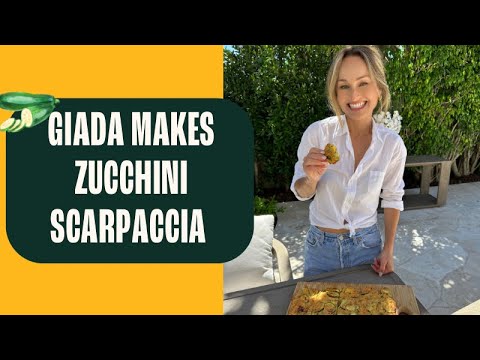 Giada Makes Zucchini Scarpaccia | Giada De Laurentiis