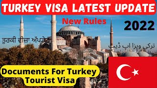 Turkey Visa Latest Update | Documents For Turkey Visa | Turkey Tourist Visa for Indians Turkey visa