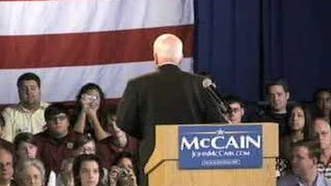 McCain Puts 14-yr-old Girl on the Spot, Disses Led...