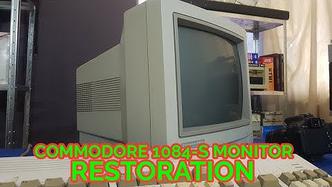 Commodore 1084-S Video Monitor Restoration