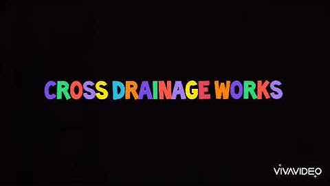 Cross drainage works(you should know this) #hydraulic structures