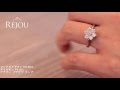 ピンクダイヤモンド0.05ct ダイヤモンド0.6ct フラワー プラチナ リング