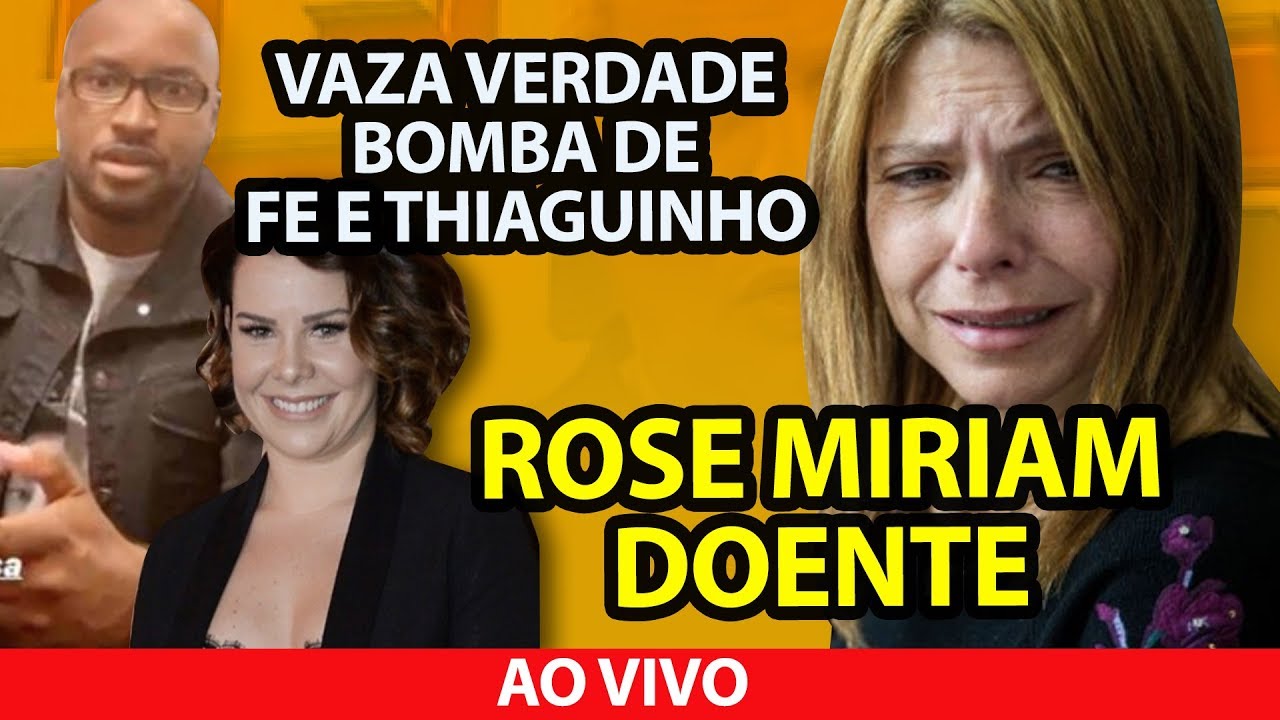 Thiaguinho é pego usando aliança e volta com Fernanda é apontada + Rose Miiram passa por cirurgia