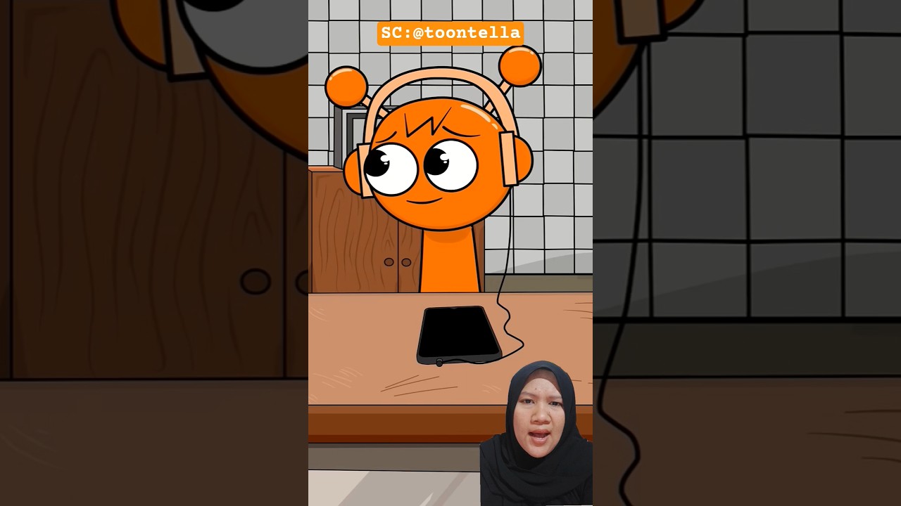 Tragedi Rusaknya HP Oren Sprunki | toontella #sprunki #incredibox #oren #pinki #vineria #wenda
