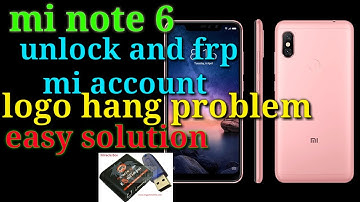 Mi note 6 unlock and frp bypass and mi account remove with miracle box setup latest update version