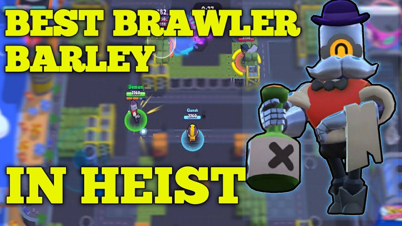 BEST BRAWLER for HEIST/ Win all time with gameplay (Hindi) YouTube