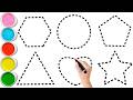 Shapes song for kids, Learn 2d shapes, colors for toddlers | Preschool Learning part - 1905