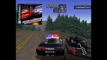 COP CORVETTE PS ONE GAMEPLAY & INTRO / NEED FOR SPEED 4 HIGH STAKES