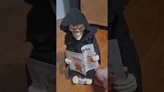 Pan Asian Creations Animated Dancing Grim Reaper On Toilet 