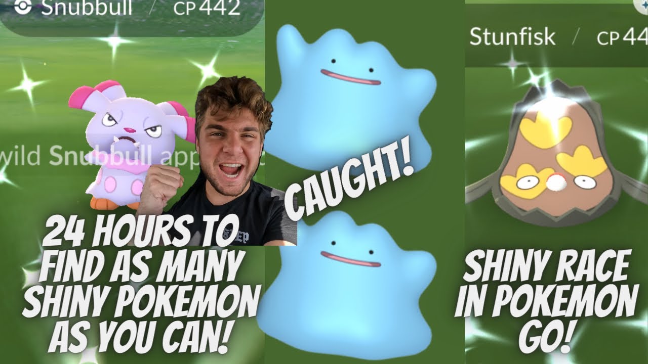 ✨24 Hours to Find as Many Shiny Pokemon as You Can In Pokemon Go!✨