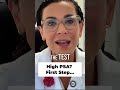High PSA level ? What actually happens next #prostatehealth #doctor #shorts