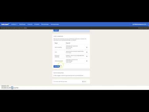 Bol.com API key aanmaken
