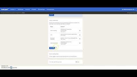 Bol.com API key aanmaken