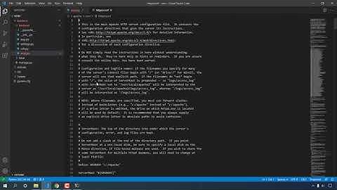 Apache Web Server with Django Framework