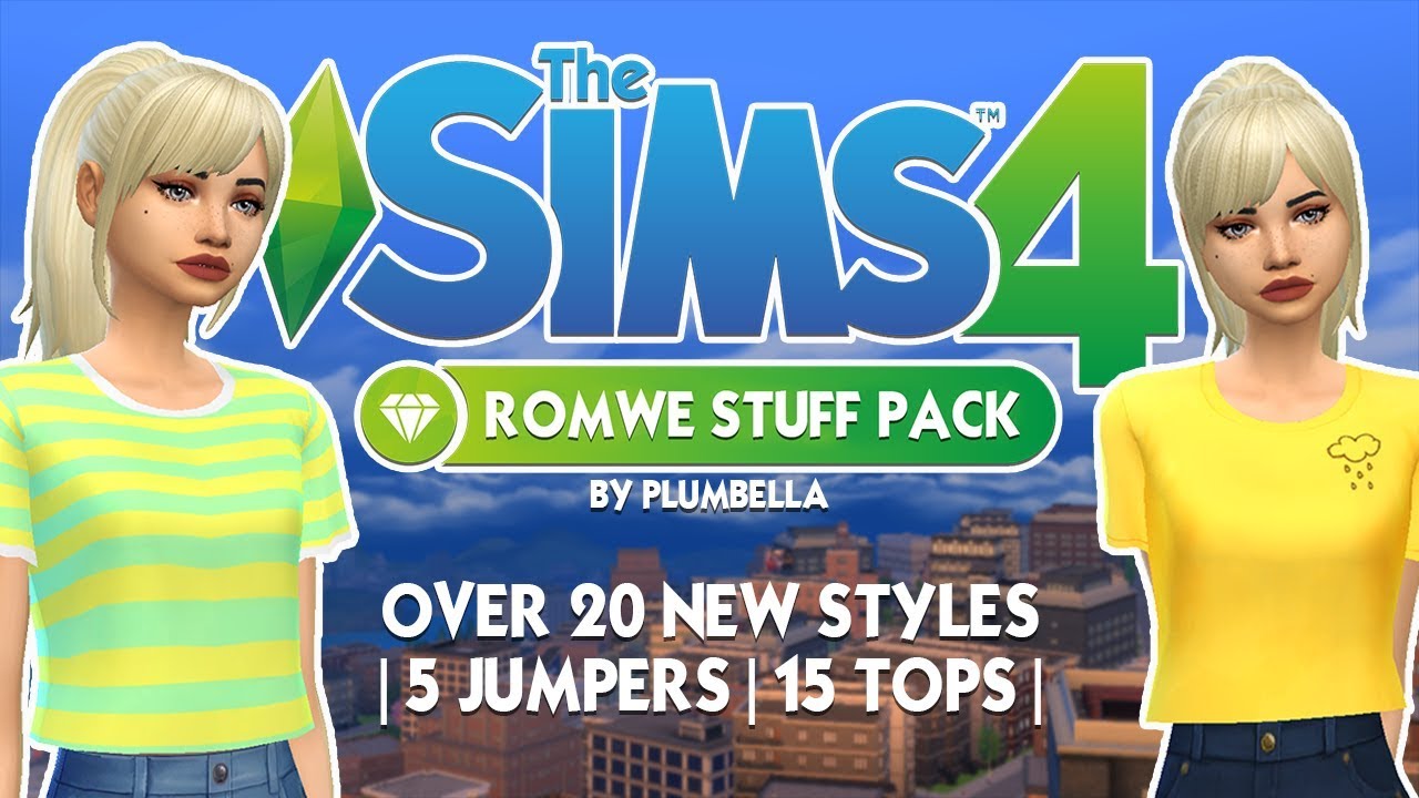 the sims 4 custom content pack