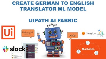 German to English Translator machine Learning Model | E02 | Slack Chatbot| AI Center | UiPath