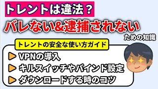 Torrent（トレント）でAVをダウンロードするのは違法？バレると逮捕される？