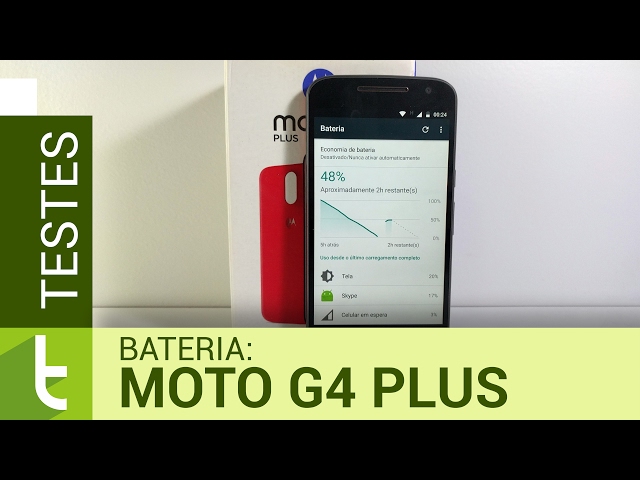 Autonomia do Moto G4 Play  Teste de bateria oficial do