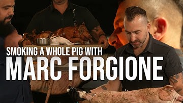 COOKING A FULL PIG with Iron Chef Marc Forgione in Little Italy | Peasant