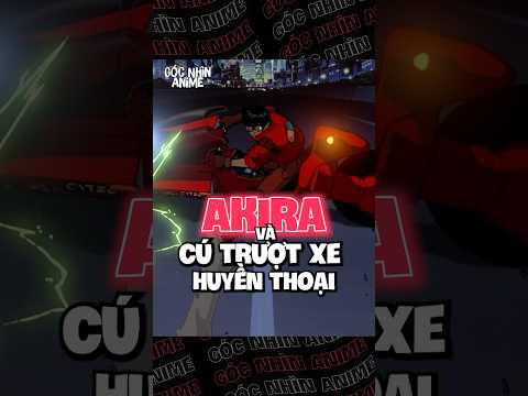 Akira và cú trượt xe huyền thoại! #anime #gocnhinanime #akira #akiradriff