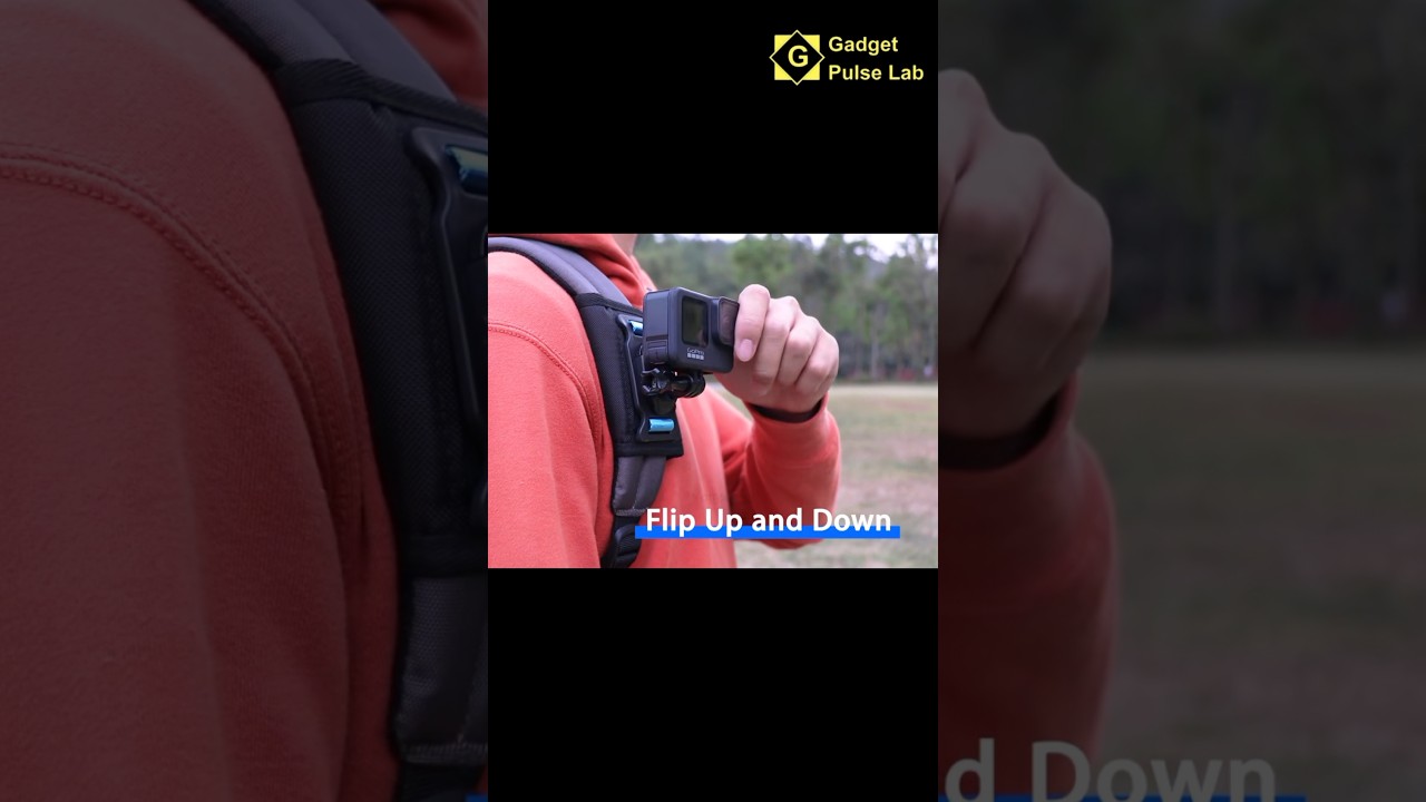 TELESIN Anti-Slip Backpack Shoulder Strap Mount Clip for GoPro Hero