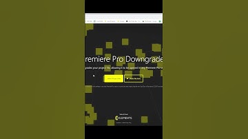 How to Open ANY OLD File in Adobe Premiere Pro FREE - Downgrade #shorts