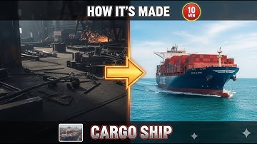 How Cargo Ships Are Made   Complete Ship Building Process 🚢