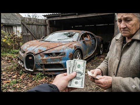 I Bought Bugatti Chiron for ONLY $500! Grandma Sold Me His Abandoned Supercar