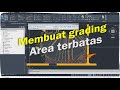 Cara membuat grading dengan area terbatas di civil 3d | grading elevation existing