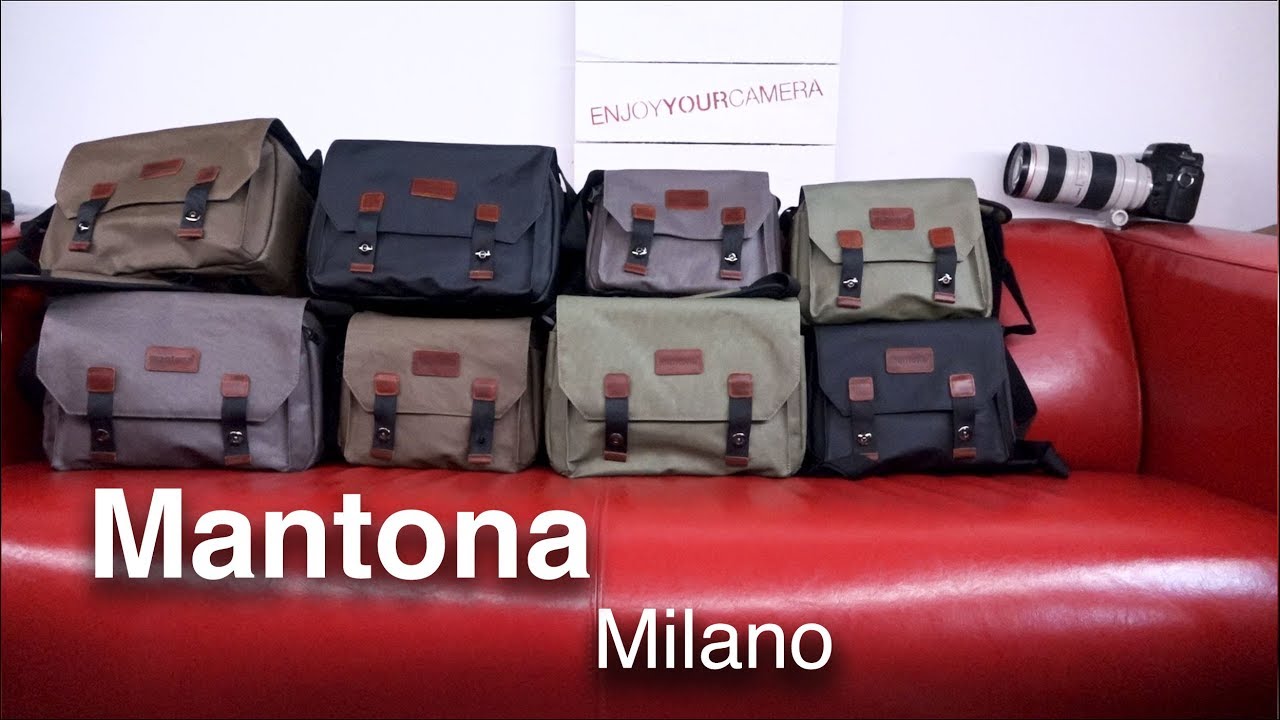 Update New Mantona Milano - Funktionelle Fototasche im schicken Retro-Look!