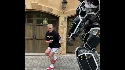 Jake Paul Dancing With A Robot #shorts