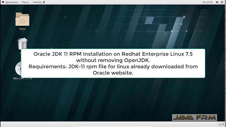 Oracle JDK 11 RPM Installation on Redhat Enterprise Linux 7.5 without removing OpenJDK