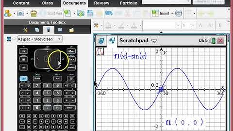Trig Graphs on the TI-Nspire CX