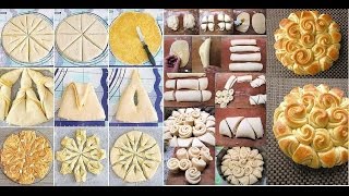 Выпечка Схемы складывания теста Выкладывание блюда красиво Выпечка Схемы складывания теста Выкладывание блюда красиво