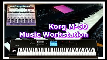 Korg M-50 / Factory Demo Song  S000 Keep It Simple / Studio Sound Rec