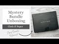 CLOTH AND PAPER UNBOXING | ICON MYSTERY BUNDLE | RACHELLE&#39;S PLANS