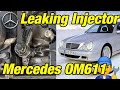 How to repair a leaking injector on a Mercedes W210 E220 CDI OM611