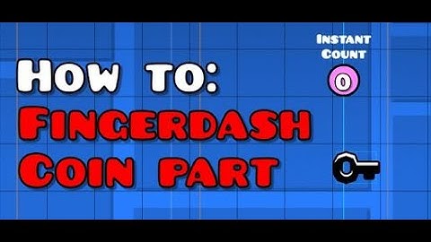 How to make a Fingerdash COIN part in Geometry-Dash