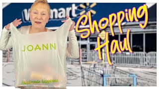 Shopping Haul | Walmart and Joann | The Sewing Room Channel