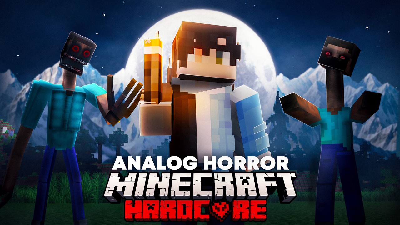 100 Players Simulate Minecraft's Horror Hunger Games!