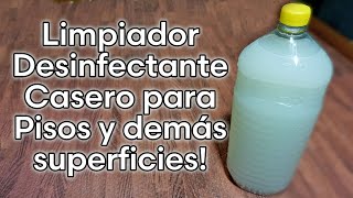 Como Hacer un LIMPIADOR DESINFECTANTE CASERO PARA PISOS Y DEMÁS SUPERFICIES screenshot 3