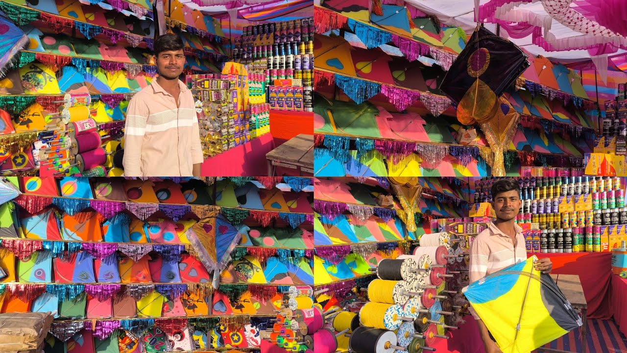 Kite Market In Gandhinagar | Kite | Manja | Uttarayan 2026 | Bareli | Kite Market | Chahil Raval 