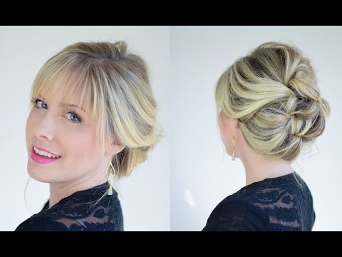 Tied Up Updo Tutorial - The Small Things Blog