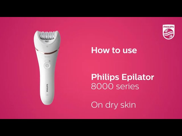 Philips Epilator Series 8000 offers powerful yet gentle epilation 