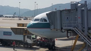 飛行記錄20160522舊影片翻新【曼谷→香港→高雄小港】國泰航空 CX-616 + 港龍航空 KA-436 空中巴士A330-300 商務艙