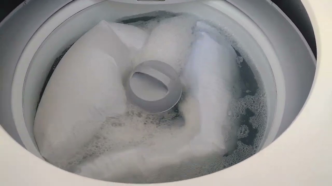 lavadora les13 - lavando travesseiros /ciclo completo