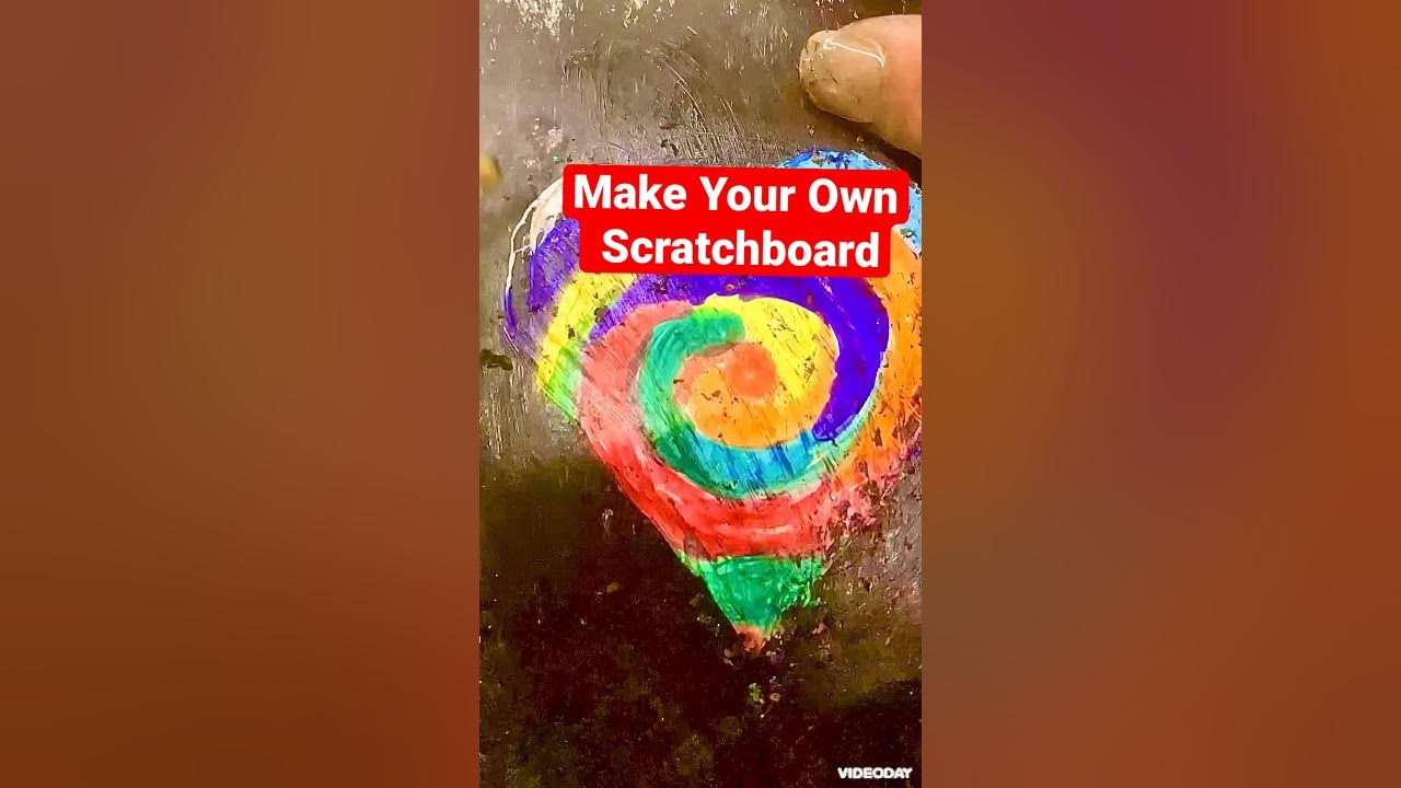 How to MAKE SCRATCHBOARD in 3 EASY steps! YouTube