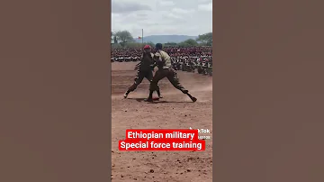 Ethiopian Military Special Force Training 