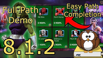 Full Run Through of 8.1.2 Dark Horse - Easy Path - 2024 - MCOC